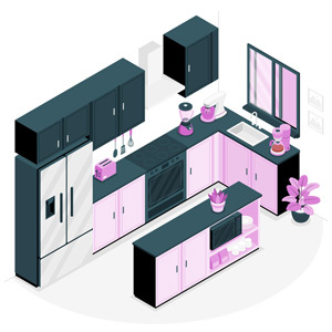 Image of selected of essential home appliances